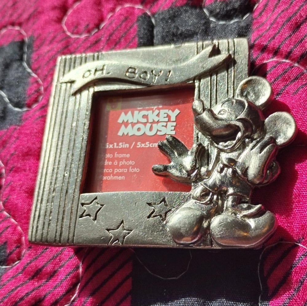 Disney Mickey Mouse Silver Photo Frame